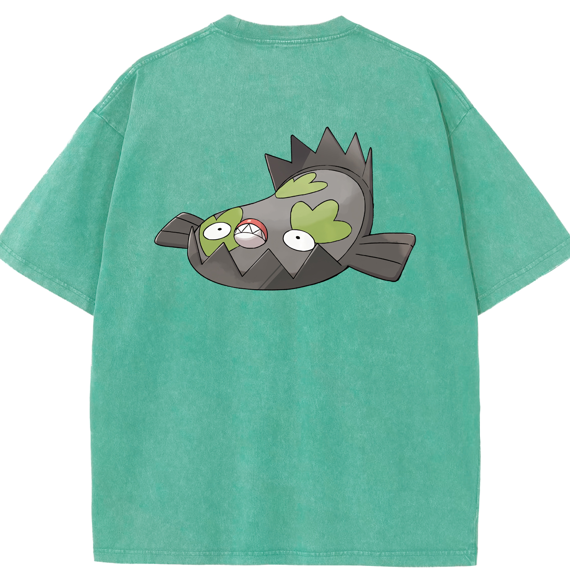 （画像用） ポケットモンスター Pokémon 綿100% ヴィンテージ風 半袖Tシャツ（背面プリント）